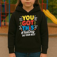 Test Day Rock The Test You Got This Teacher Test Testing Kids Hoodie
