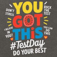 Test Day Rock The Test You Got This Teacher Test Testing Cotton Canvas Backpack