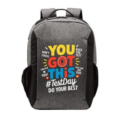 Test Day Rock The Test You Got This Teacher Test Testing Vector Backpack