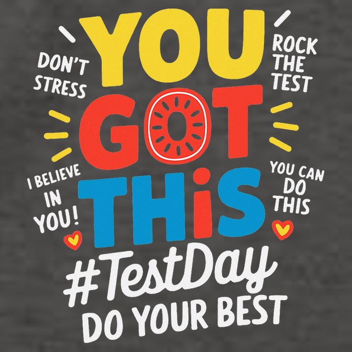 Test Day Rock The Test You Got This Teacher Test Testing Vector Backpack