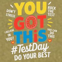 Test Day Rock The Test You Got This Teacher Test Testing Garment-Dyed Women's Muscle Tee