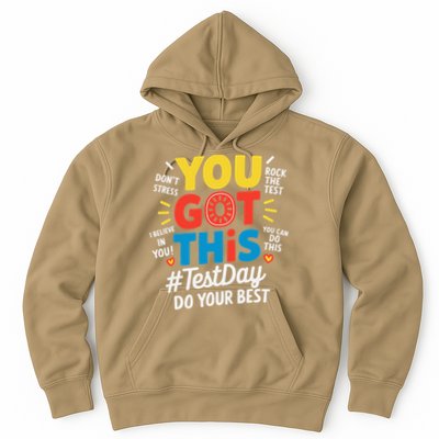Test Day Rock The Test You Got This Teacher Test Testing Hoodie