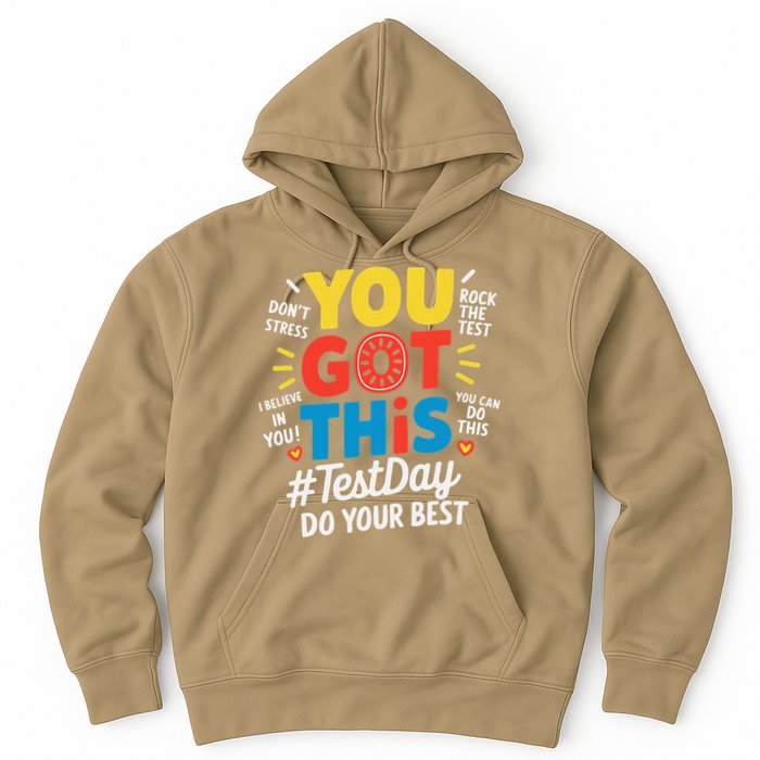 Test Day Rock The Test You Got This Teacher Test Testing Hoodie