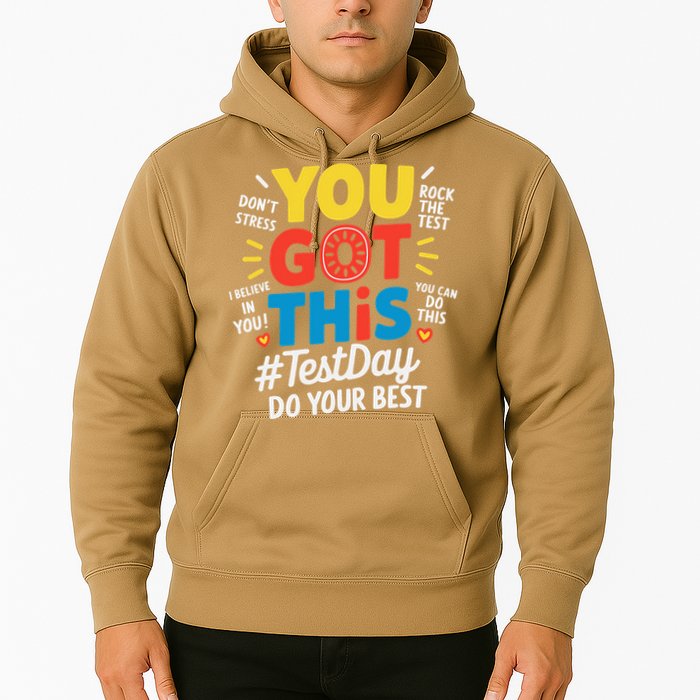 Test Day Rock The Test You Got This Teacher Test Testing Hoodie
