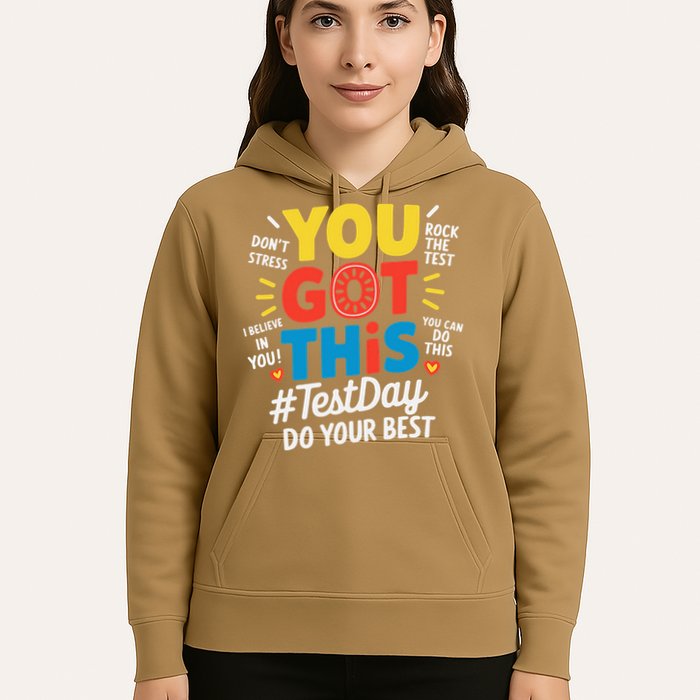 Test Day Rock The Test You Got This Teacher Test Testing Hoodie