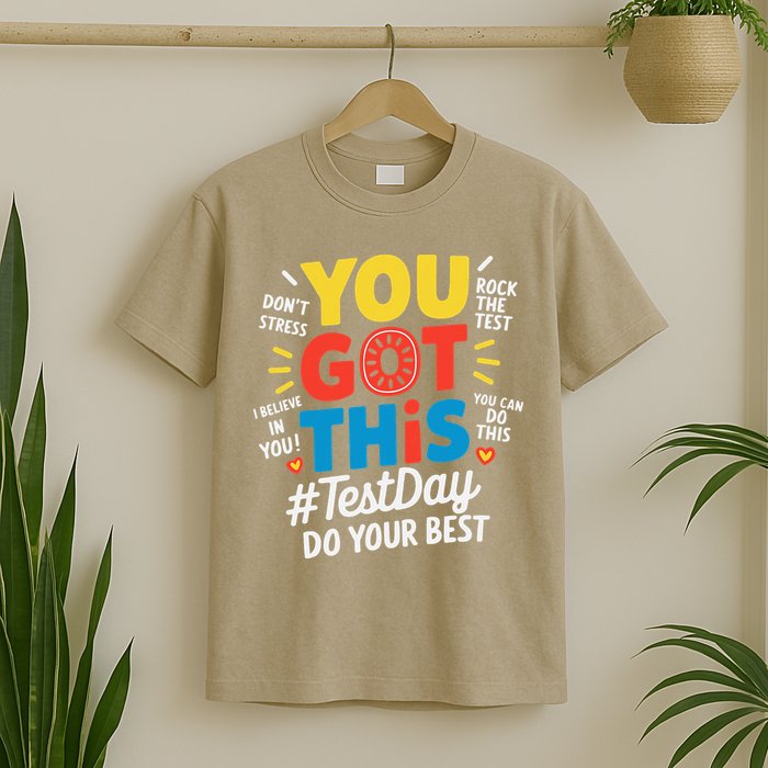 Test Day Rock The Test You Got This Teacher Test Testing T-Shirt