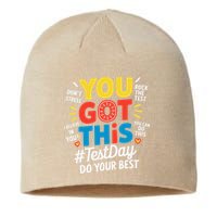 Test Day Rock The Test You Got This Teacher Test Testing Sustainable Beanie