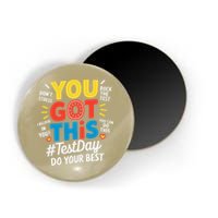 Test Day Rock The Test You Got This Teacher Test Testing Magnet