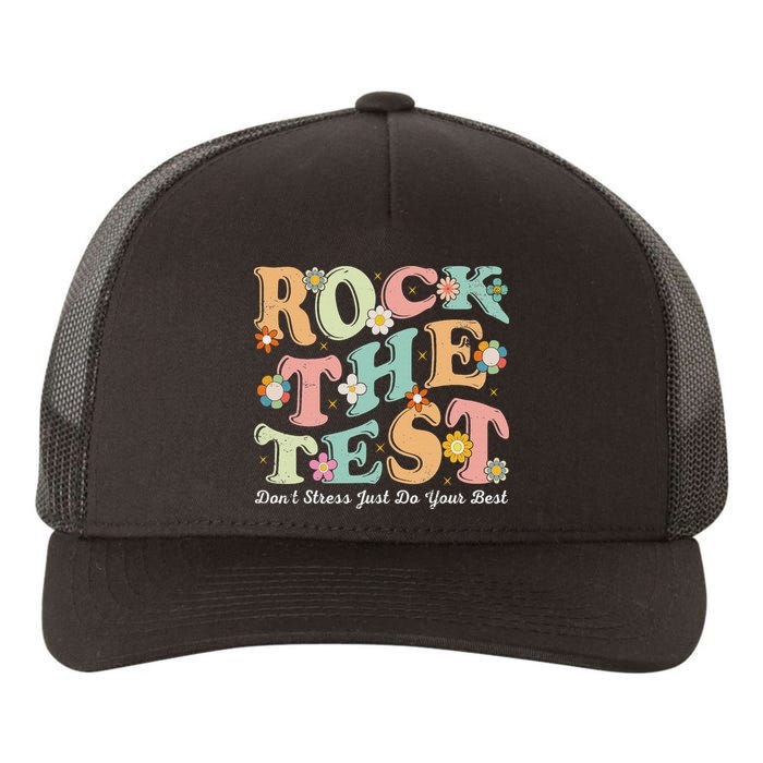 Test Day Rock The Test Teacher Testing Day You Got This Yupoong Adult 5-Panel Trucker Hat