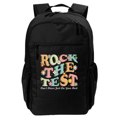Test Day Rock The Test Teacher Testing Day You Got This Backpack