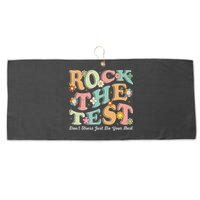 Test Day Rock The Test Teacher Testing Day You Got This Large Microfiber Waffle Golf Towel