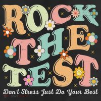 Test Day Rock The Test Teacher Testing Day You Got This 25L Jumbo Tote