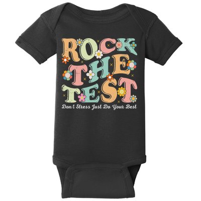 Test Day Rock The Test Teacher Testing Day You Got This Baby Bodysuit