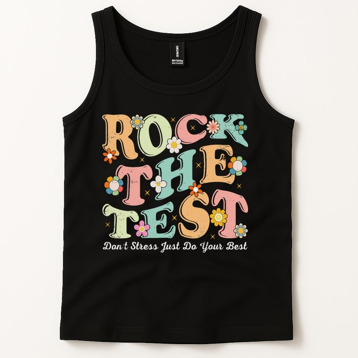 Test Day Rock The Test Teacher Testing Day You Got This Tank Top