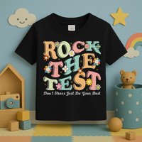 Test Day Rock The Test Teacher Testing Day You Got This Toddler T-Shirt