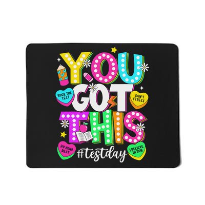 Test Day Rock The Test Teacher Testing Day You Got This Mousepad