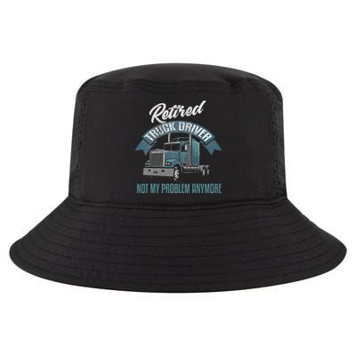 Truck Driver Retirement Funny Retired Trucker Gift Cool Comfort Performance Bucket Hat