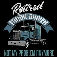Truck Driver Retirement Funny Retired Trucker Gift Impact Tech Backpack