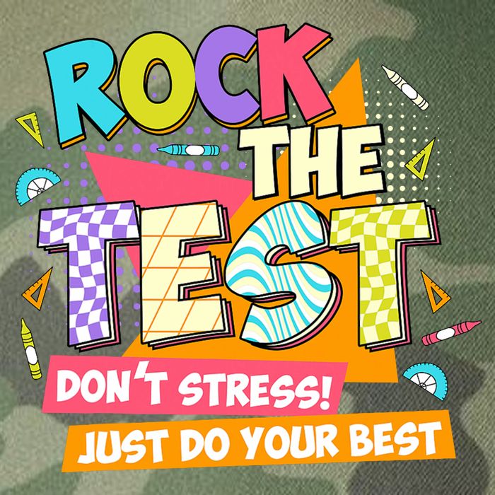 Test Day Rock The Test Teacher Testing Day  Legacy Tie Dye Trucker Hat