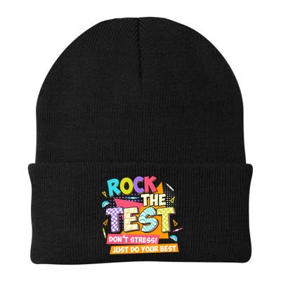 Test Day Rock The Test Teacher Testing Day  Beanie