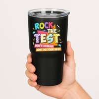 Test Day Rock The Test Teacher Testing Day  Tumbler