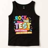 Test Day Rock The Test Teacher Testing Day  Tank Top