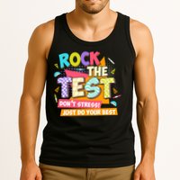 Test Day Rock The Test Teacher Testing Day  Tank Top