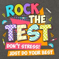 Test Day Rock The Test Teacher Testing Day  Cotton Canvas Backpack