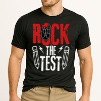 Test Day Rock The Funny Metal Teacher Student Testing Exam Performance Shirt