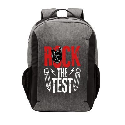 Test Day Rock The Funny Metal Teacher Student Testing Exam Vector Backpack