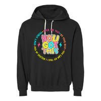 Test Day Rock The Test Teacher Testing Day You Got This Garment-Dyed Fleece Hoodie