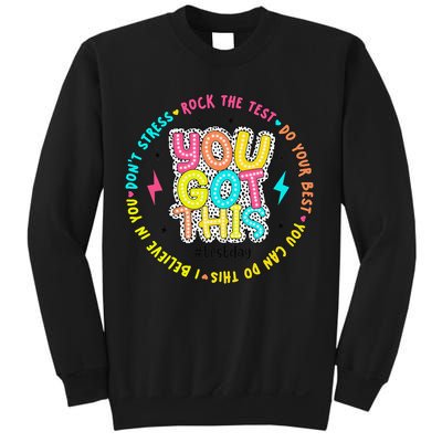 Test Day Rock The Test Teacher Testing Day You Got This Sweatshirt