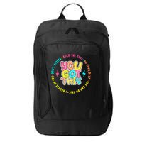 Test Day Rock The Test Teacher Testing Day You Got This City Backpack