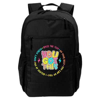 Test Day Rock The Test Teacher Testing Day You Got This Backpack