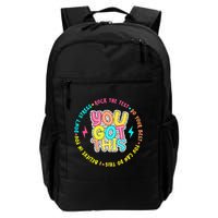 Test Day Rock The Test Teacher Testing Day You Got This Backpack