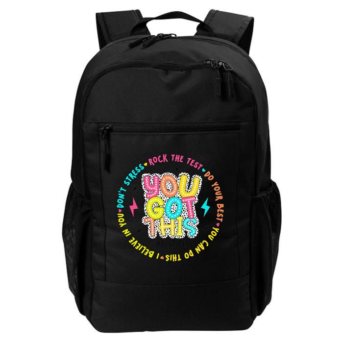 Test Day Rock The Test Teacher Testing Day You Got This Backpack