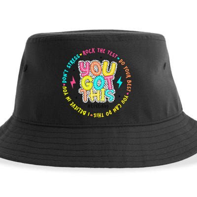 Test Day Rock The Test Teacher Testing Day You Got This Sustainable Bucket Hat