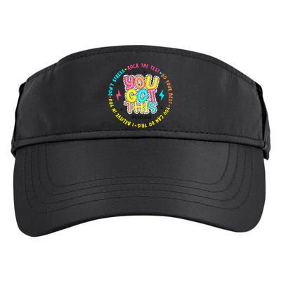 Test Day Rock The Test Teacher Testing Day You Got This Adult Drive Performance Visor