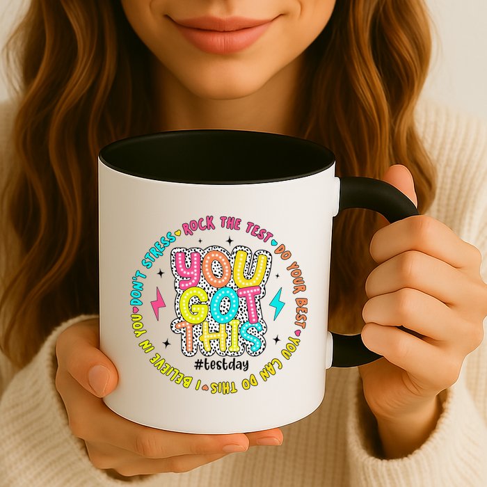 Test Day Rock The Test Teacher Testing Day You Got This Mug