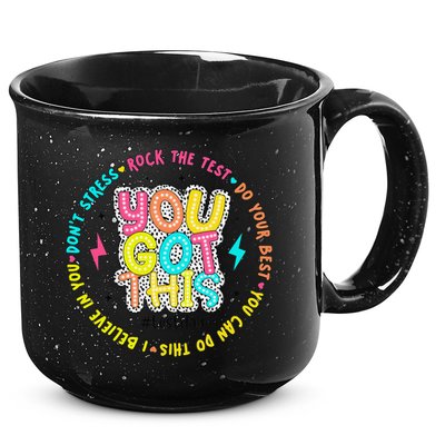 Test Day Rock The Test Teacher Testing Day You Got This 15oz Campfire Ceramic Mug