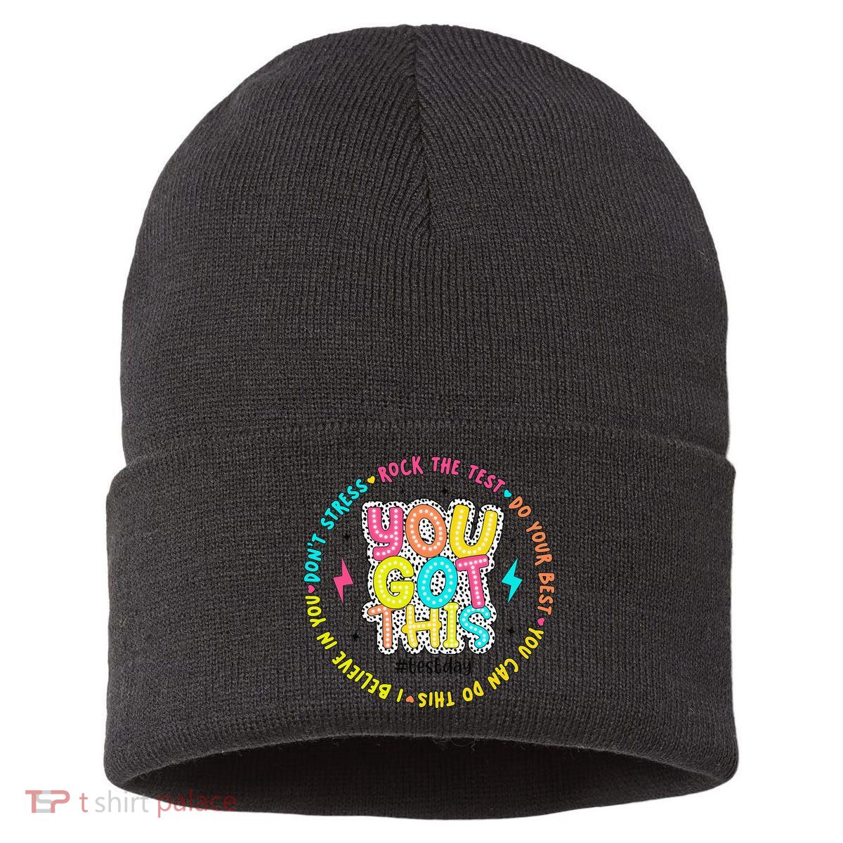 Test Day Rock The Test Teacher Testing Day You Got This Sustainable Knit Beanie