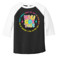Test Day Rock The Test Teacher Testing Day You Got This Toddler Fine Jersey T-Shirt