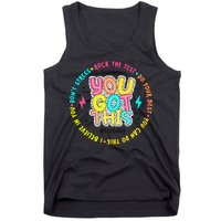 Test Day Rock The Test Teacher Testing Day You Got This Tank Top