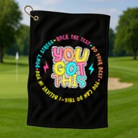 Test Day Rock The Test Teacher Testing Day You Got This Golf Towel
