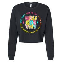 Test Day Rock The Test Teacher Testing Day You Got This Cropped Pullover Crew