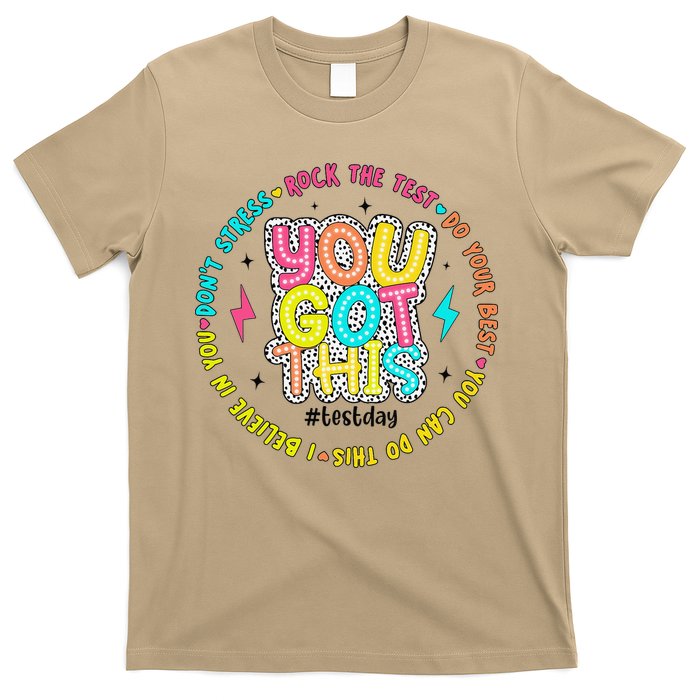 Test Day Rock The Test Teacher Testing Day You Got This T-Shirt