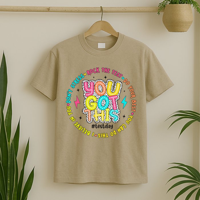 Test Day Rock The Test Teacher Testing Day You Got This T-Shirt