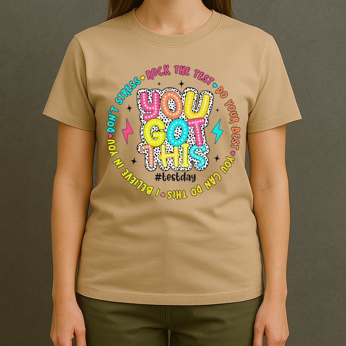 Test Day Rock The Test Teacher Testing Day You Got This T-Shirt