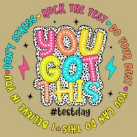 Test Day Rock The Test Teacher Testing Day You Got This Button
