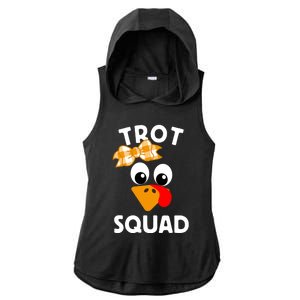 Thanksgiving Day Running Turkey Trot Squad Gift Ladies PosiCharge Tri-Blend Wicking Draft Hoodie Tank